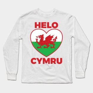 Helo Cymru Long Sleeve T-Shirt